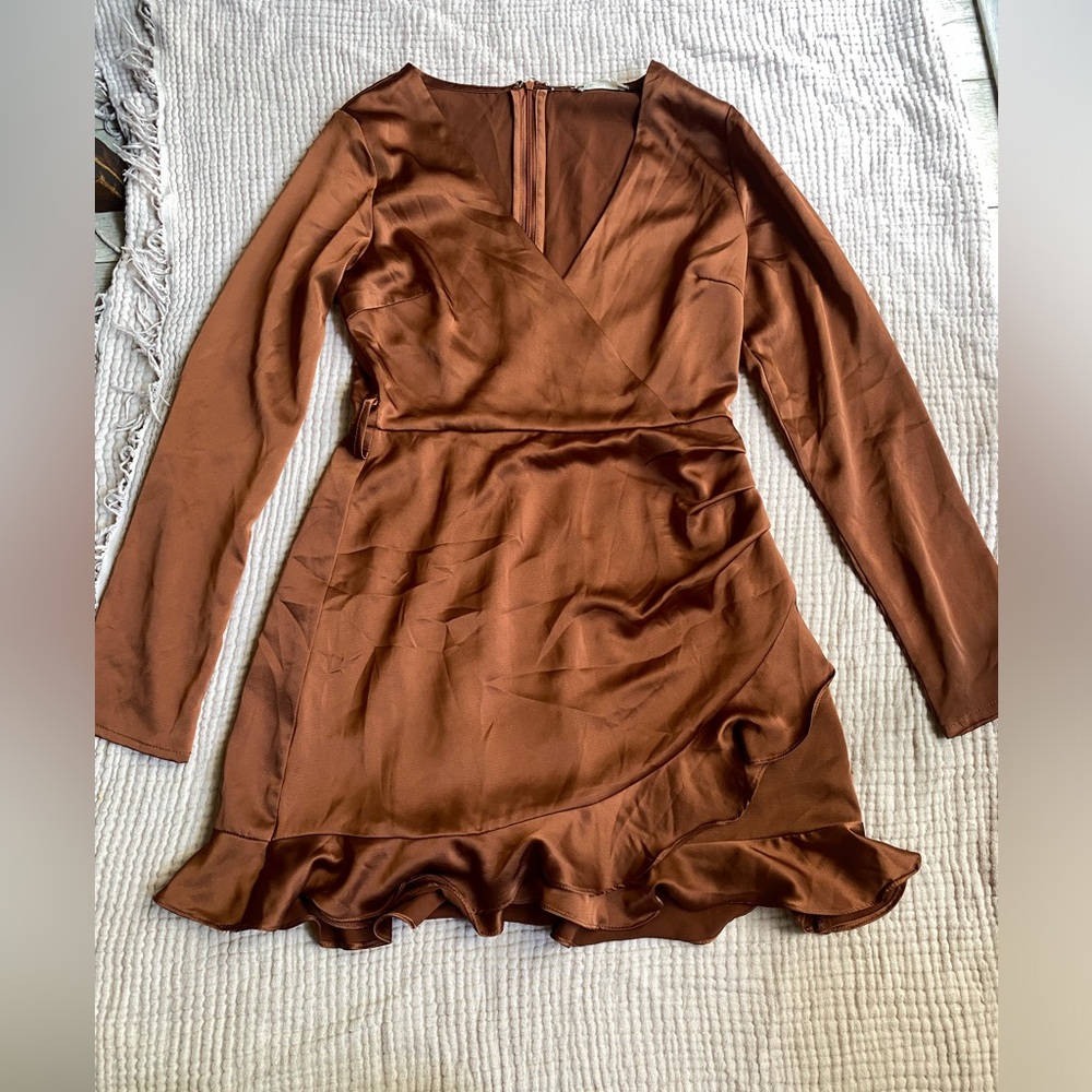 Altr’d State Copper Brown Dress Size S